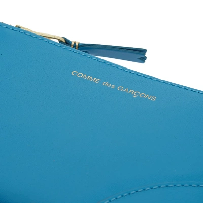 Shop Comme Des Garçons Comme Des Garcons Sa8100 Classic Wallet In Blue