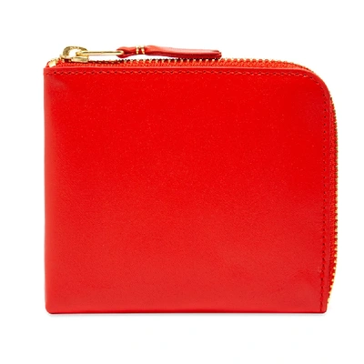 Shop Comme Des Garçons Comme Des Garcons Sa3100 Classic Wallet In Orange