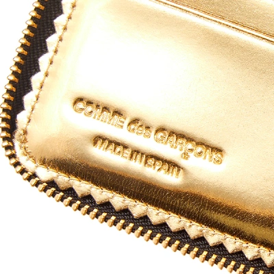 Shop Comme Des Garçons Comme Des Garcons Sa7100 Mirror Inside Wallet In Black