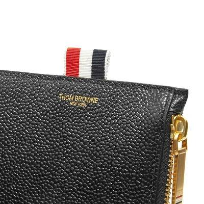 Shop Thom Browne Small Coin Wallet In Black