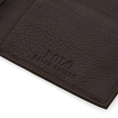Shop Polo Ralph Lauren Billfold Wallet In Brown