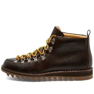 Shop Fracap M120 Ripple Sole Scarponcino Boot In Brown