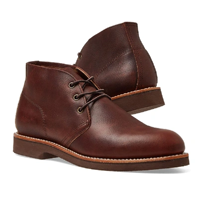 Shop Red Wing 9215 Heritage Work Foreman Chukka In Brown