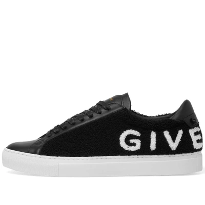 Shop Givenchy Reverse Letters Towel Sneaker In Black