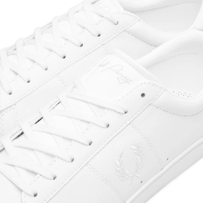 Shop Fred Perry Spencer Leather Sneaker In White