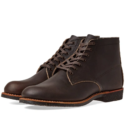 Shop Red Wing 8061 Heritage Work 6" Merchant Boot In Brown