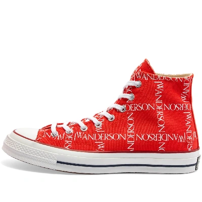 Shop Converse X Jw Anderson Chuck Taylor 1970s Hi In Red