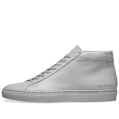 Shop Common Projects Original Achilles Mid In Grey