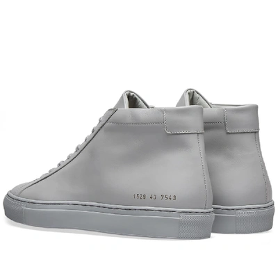 Shop Common Projects Original Achilles Mid In Grey
