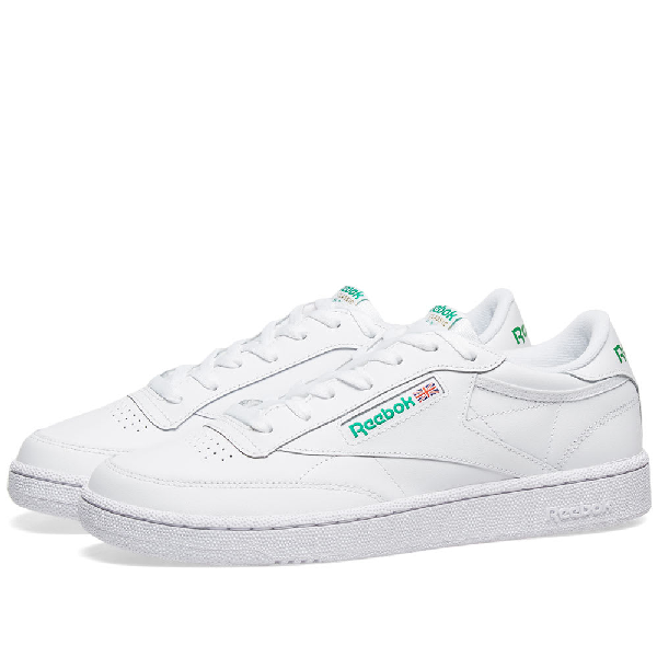 reebok club c 85 trainers in white ar0456