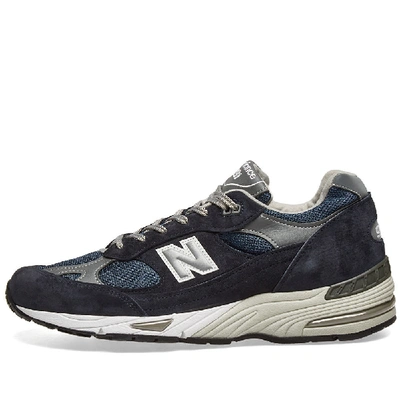 Shop New Balance M991nv - Made In England In Blue
