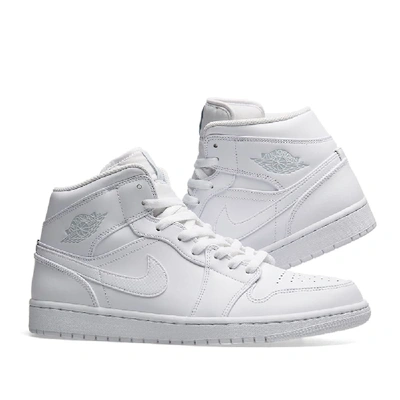 Shop Nike Air Jordan 1 Mid In White