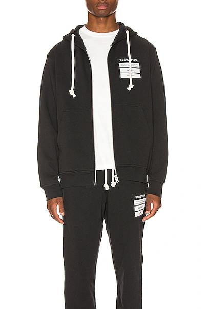 Shop Maison Margiela Stereotype Hoodie In Black