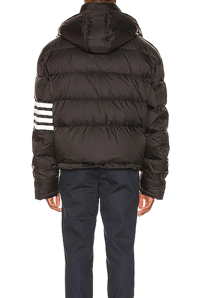 Shop Thom Browne Downfilled Oversized Bomber Jacket In Black