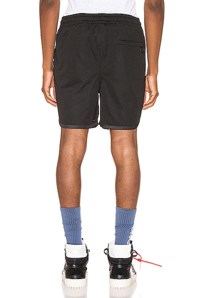 Shop Off-white Thermo Mesh Shorts In Black Multi