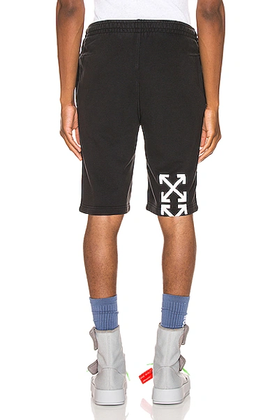 Shop Off-white Waterfall Sweatshorts In Black Multi