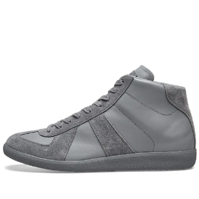 Maison Margiela Replica High Top Suede Sneakers In Grey | ModeSens Maison Margiela Replica High Top Suede Sneakers In Grey | ModeSens