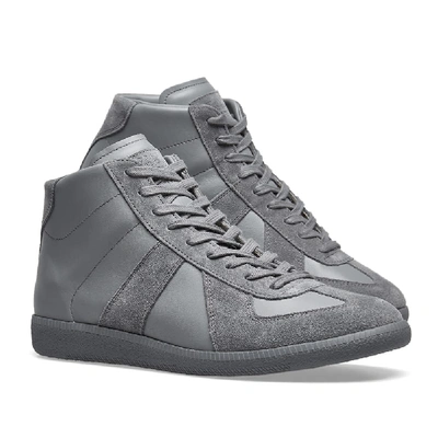 Maison Margiela Replica High Top Suede Sneakers In Grey | ModeSens Maison Margiela Replica High Top Suede Sneakers In Grey | ModeSens
