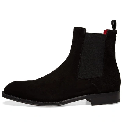 Shop Alexander Mcqueen Chelsea Boot In Black