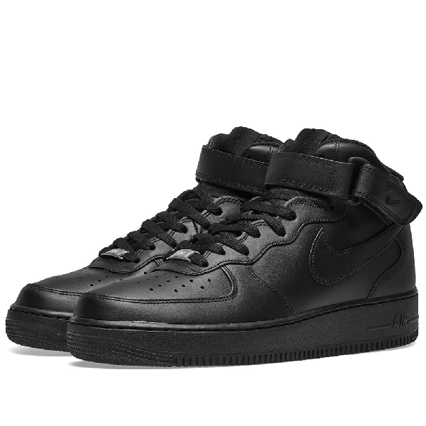 Nike 'Air Force 1 Mid '07' Sneakers In Black | ModeSens