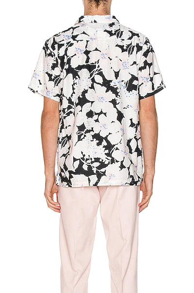 Shop Double Rainbouu Hawaiian Shirt In Cloud Control White