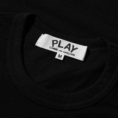 Shop Comme Des Garçons Play Comme Des Garcons Play Women's Basic Logo Tee In Black