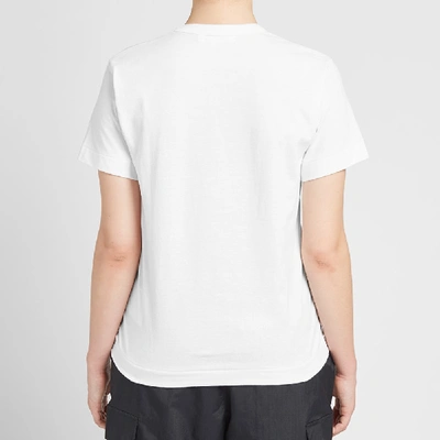 Shop Comme Des Garçons Play Comme Des Garcons Play Women's Mix Heart Tee In White