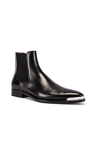 Shop Givenchy Dallas Chelsea Boot In Black