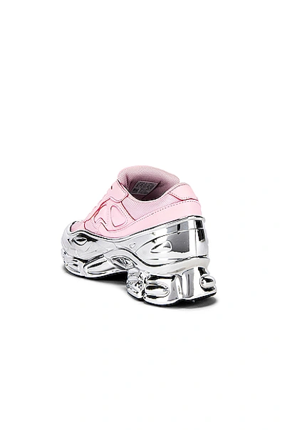 Shop Adidas Originals Ozweego 运动鞋 In Pink & Silver