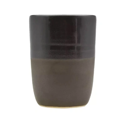 Shop Norden Goods Monhegan Ceramic Candle In Black
