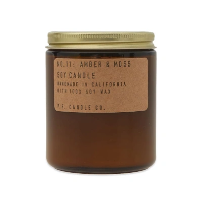 Shop P.f Candle Co. P.f. Candle Co No.11 Amber & Moss Soy Candle In N/a