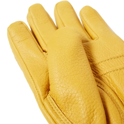 Shop Hestra Elk Utsjö Glove In Yellow