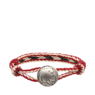 Shop Chamula Indian Concho Bracelet In Red