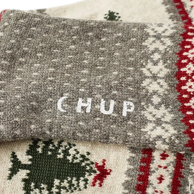 Shop Chup By Glen Clyde Company Chup Santa Sock In Grey