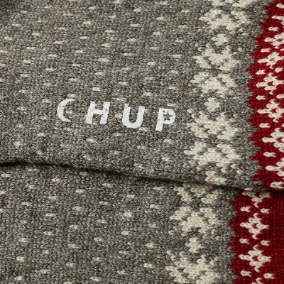 Shop Chup By Glen Clyde Company Chup Santa Sock In Grey