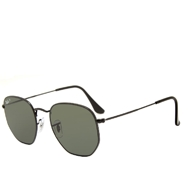 Ray Ban Rb3548 54mm Icons Hexagonal Sunglasses In Black | ModeSens