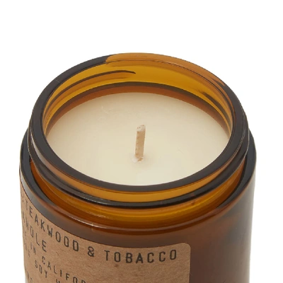 Shop P.f Candle Co. P.f. Candle Co No.04 Teakwood & Tobacco Mini Soy Candle In N/a