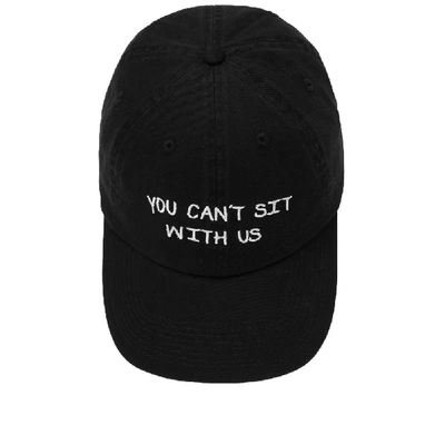 Shop Nasaseasons You Can't Sit With Us Cap In Black