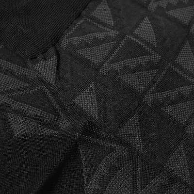 Shop Ayame Socks Flag Solid Tonal Sock In Black