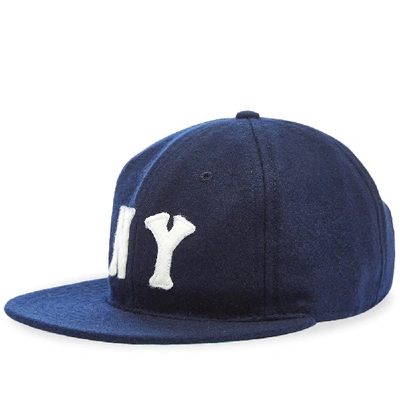 Shop Ebbets Field Flannels New York Black Yankees 1936 Cap In Blue