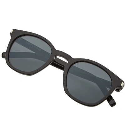 Shop Saint Laurent Sl 28 Sunglasses In Black
