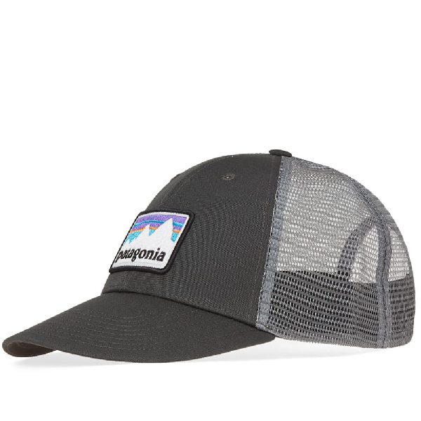 patagonia shop sticker patch lopro trucker hat