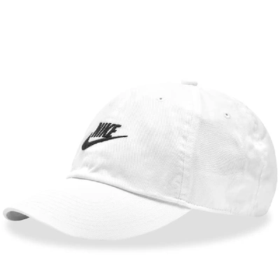 Shop Nike Futura Washed H86 Cap In White