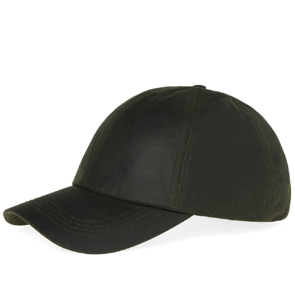 barbour wax sports cap