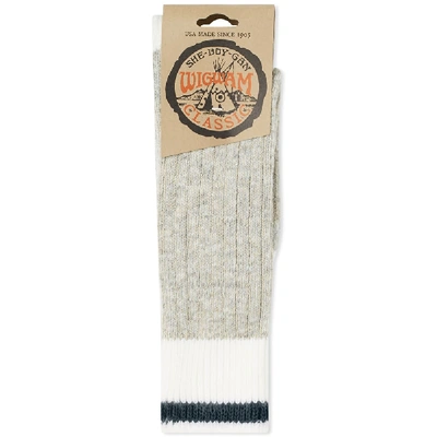 Shop Wigwam Hudson Bay Sock In Grey