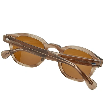 Shop Moscot Lemtosh Sunglasses In Brown