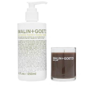 Shop Malin + Goetz Cannabis Wash & Votive In N/a