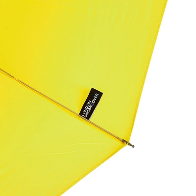 Shop London Undercover Whangee Telescopic Umbrella In Yellow