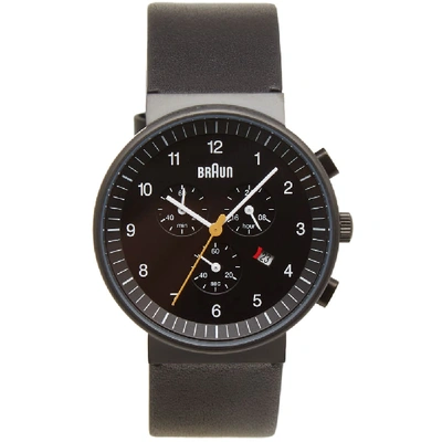 Shop Braun Bn0035 Chronograph Watch In Black