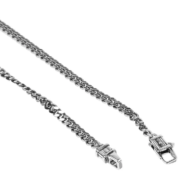 Shop Tom Wood 7'7" Curb Bracelet M In Silver